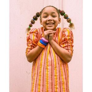 Velveteen Darla Dress -Multicolor